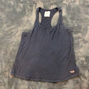 Hollister Navy Tank Top in Small